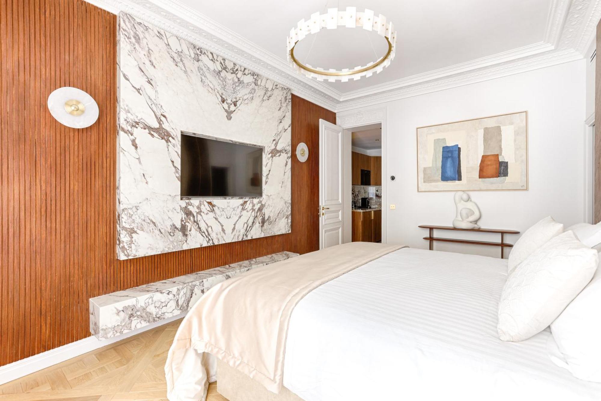 פריז Elegant Luxury Apartment For 6 On Champs-Elysees מראה חיצוני תמונה